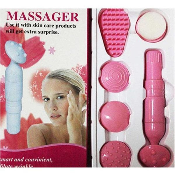 Массажер для лица Mini Massager, ручной массажер с насадками PR1 899288563 фото