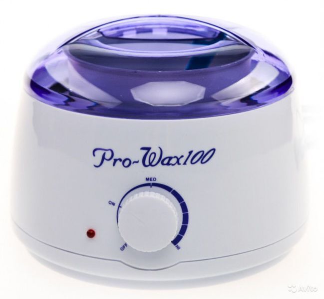 Воскоплав банковий PRO-WAX 100 з терморегулятором для плавлення воску в банці, гранулах, таблетках, 400 мл 60594 фото