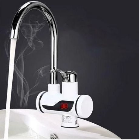 Водонагреватель проточный бойлер &ndash; кран с LCD дисплеем Delimano Water Heater Digital RX002 ∙ Нижнее подключение 51388/1 фото