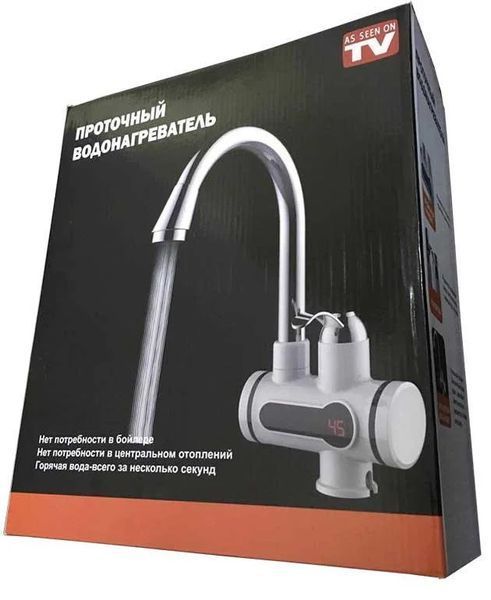 Водонагреватель проточный бойлер &ndash; кран с LCD дисплеем Delimano Water Heater Digital RX002 ∙ Нижнее подключение 51388/1 фото