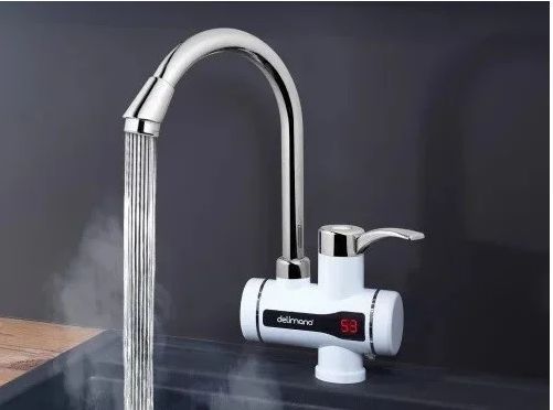 Водонагреватель проточный бойлер &ndash; кран с LCD дисплеем Delimano Water Heater Digital RX002 ∙ Нижнее подключение 51388/1 фото