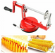 Машинка для спіральної нарізки картоплі Spiral Potato Slicer ∙ Картоплерізка ∙ Овочерізка ∙ Мультирізка спіраллю 50208 фото 2