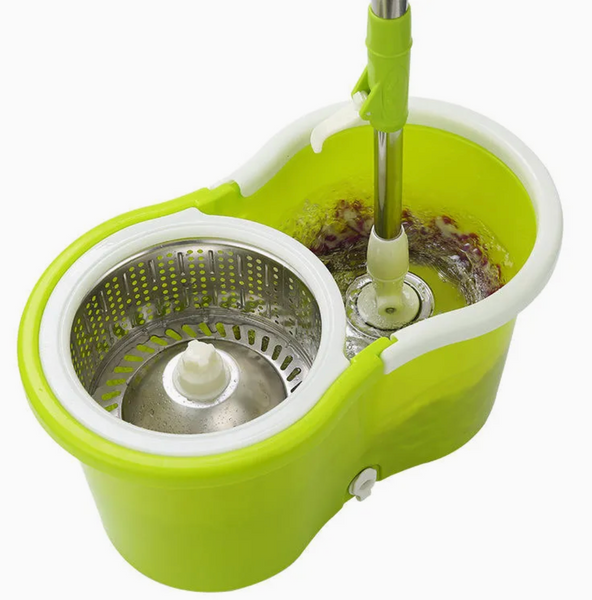 Швабра з відром обертове на 360&deg; Rotary Mop Wash X ∙ Турбо-швабра 360&deg; Rotary Mop Wash X з віджимом 57133 фото