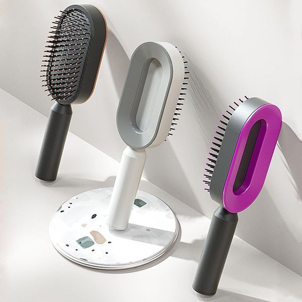 Масажний гребінець Central Hollow Cushion Comb 3D для шкіри голови ∙ 3D гребінець для волосся Central Hollow Cushion Comb 57325 фото