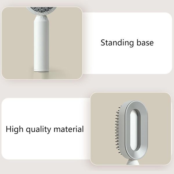 Масажний гребінець Central Hollow Cushion Comb 3D для шкіри голови ∙ 3D гребінець для волосся Central Hollow Cushion Comb 57325 фото