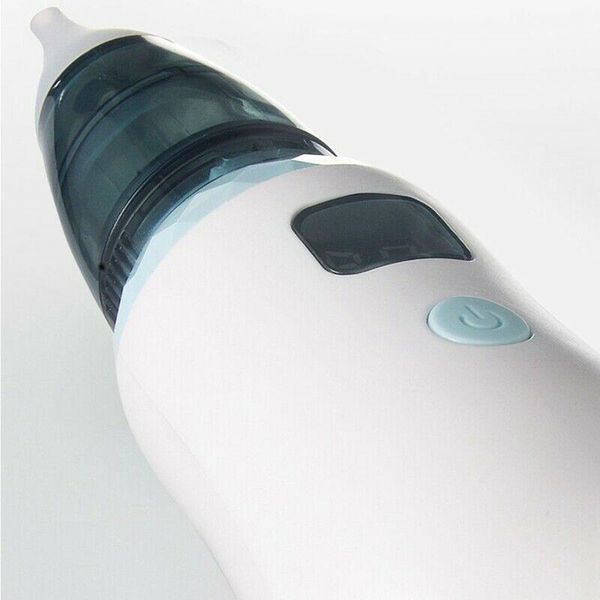 Аспіратор дитячий акумуляторний 2-в-1 з LED дисплеєм та регулятором потужності BABY NOSE 51272 фото