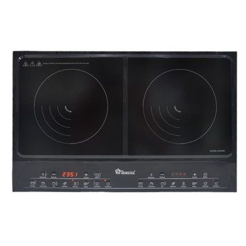 Индукционная плита Domotec MS-5863 электроплита настольная на 2 конфорки, 4000 Вт 11646 фото
