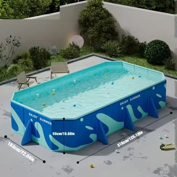 Портативний складний басейн Pool 318&times;183&times;50 см KAR107 &bull; Просторий та зручний басейн для відкритого використання 58233 фото