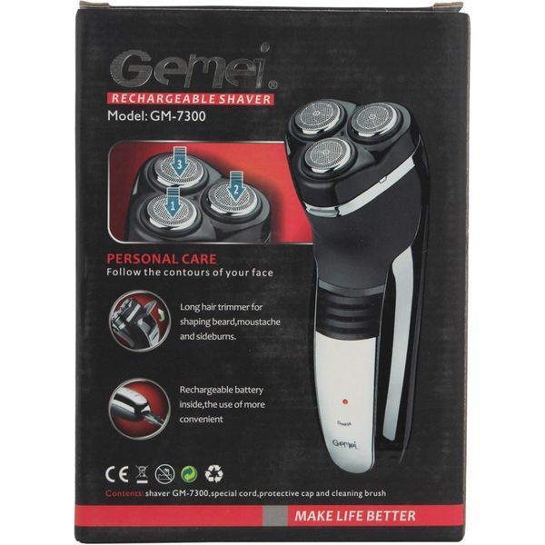 Електробритва GEMEI GM 7300 Чоловіча електрична бритва для обличчя 51035 фото