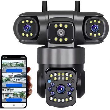 Вулична поворотна камера 4G Smart Camera SO-14 &bull; Камера відеоспостереження з SIM-карткою для дому, дачі та бізнесу &bull; Розумна IP камера для зовнішнього спостереження та віддаленого контролю 57832 фото