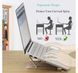 Підставка - тримач для ноутбука та планшета складний Laptop Stand P1 51462 фото 4