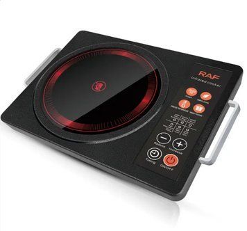 Інфрачервона настільна плита RAF R.8046 3500 Вт &bull; Електроплитка Infrared Cooker з однією конфоркою для дому, дачі та кухні 57884 фото