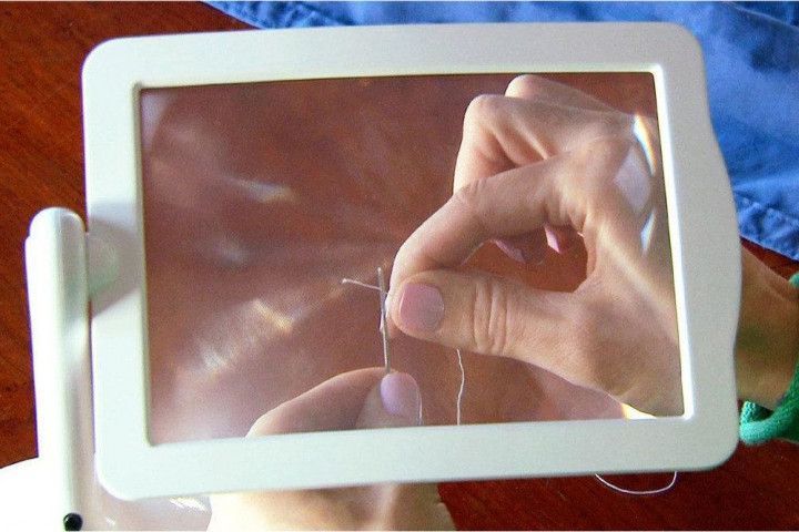 Настільна лупа з підсвічуванням Brighter Viewer Збільшувальне скло 60584 фото