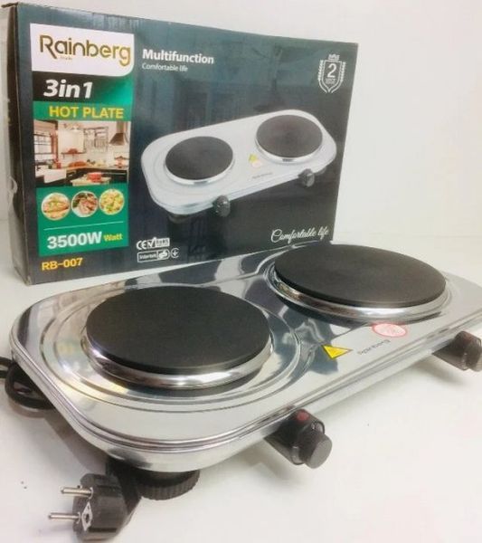 Плита электрическая дисковая Rainberg RB-007 на 2 конфорки 11699 фото