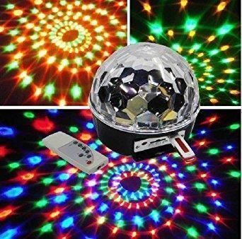 Светодиодный Диско шар с встроенной беспроводной колонкой LED Magic Ball Light mp3 CG07 PR3 45001 фото