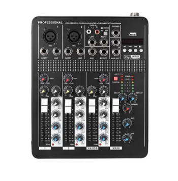 Мікшерний пульт Аудіо мікшер Yamaha Mixer BT4000 ∙ 4 канали ∙ MP3 ∙ USB ∙ Bluetooth 51913/00 фото