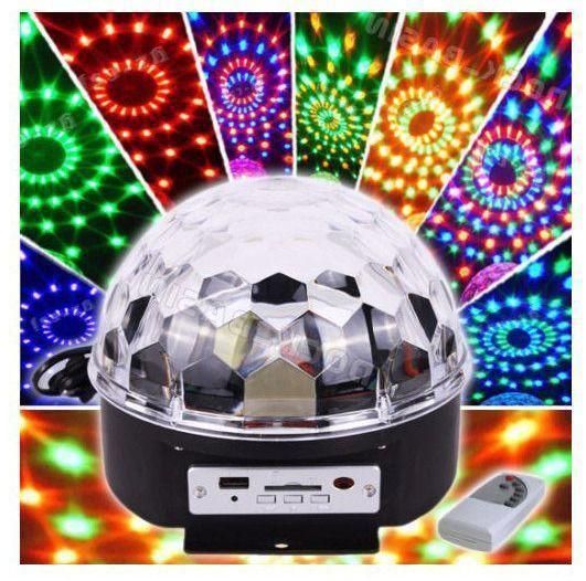 Светодиодный Диско шар с встроенной беспроводной колонкой LED Magic Ball Light mp3 CG07 PR3 45001 фото