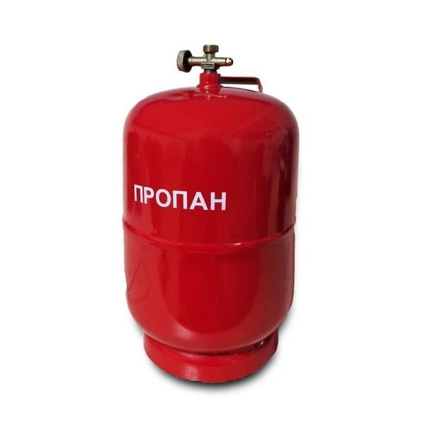 Газовий балон 12 л з пальником 22 см побутовий комплект &bull; Туристичний газовий комплект 2200 Вт з конфоркою, краном-перехідником і ручкою для перенесення 58394 фото