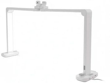 Професійна настільна LED-лампа F-800E 40W біла &bull; Прямокутна лампа для манікюру, робочого столу, салону краси та косметолога 3500Lm 58039 фото