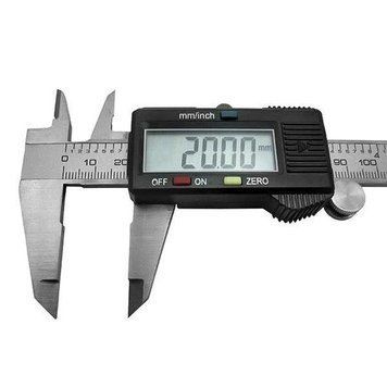 Електронний цифровий штангенциркуль мікрометр з LCD дисплеєм Digital Caliper 150 мм - 0.01 мм 51976 фото