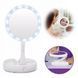 Складне дзеркало для макіяжу з Led підсвіткою My FoldAway Mirror з органайзером для косметики та аксесуарів 56787 фото 4