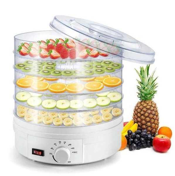 Сушка для фруктів Food Dehydrator 5 секцій Happy Home SX-770 &bull; Сушарка для овочів і фруктів на 5 піддонів 57408 фото