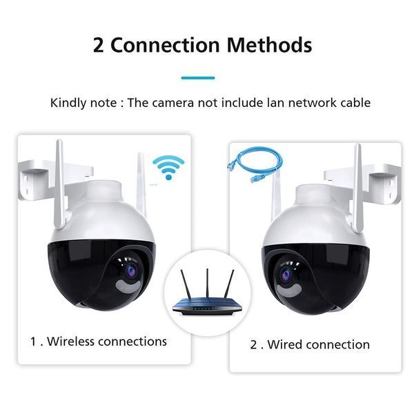 Поворотна відеокамера CAMERA Ap ICSEE 6 MP + Блок живлення ∙ 360 Камера 6МП IP N18-6MP 57033 фото