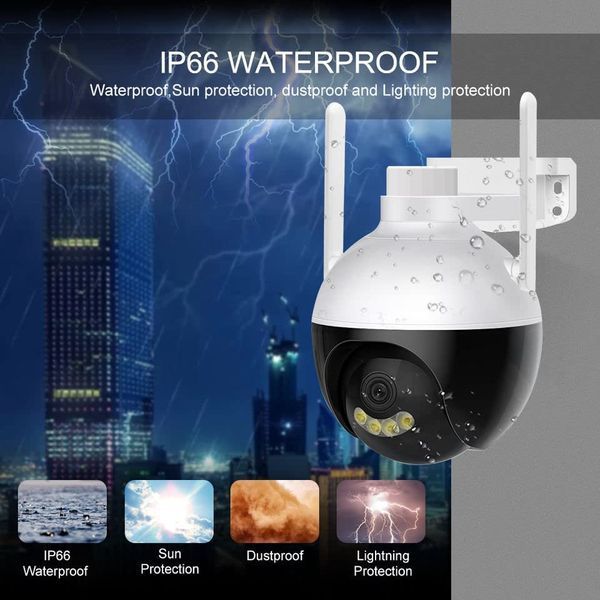 Поворотна відеокамера CAMERA Ap ICSEE 6 MP + Блок живлення ∙ 360 Камера 6МП IP N18-6MP 57033 фото