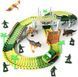Автомобільний трек з динозаврами Dinosaur 1906 на 192 деталей ∙ Ігровий трек Dinosaur Tracks 1906 з динозаврами та електромашинкою 57308 фото 1