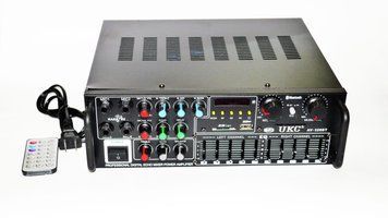 Усилитель мощности звука UKC / MAX AV-326BT Bluetooth + Караоке 51377/4 фото