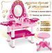 Дитячий туалетний столик із дзеркалом і табуретом Beauty X-386 &bull; Ігрове трюмо для дівчинки з підсвіткою, звуком, феном і аксесуарами 57742 фото 3