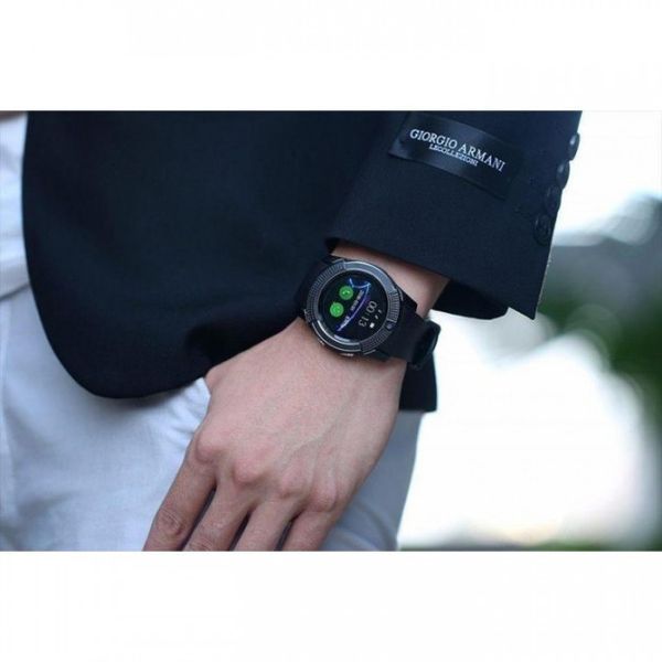 Умные смарт-часы Smart Watch V8 Сенсорные с Bluetooth microSD шагомер камера Black Original CG10 PR3 1131206921 фото
