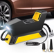 Портативний компресор - насос 12V від прикурювача з цифровим дисплеєм + 3 роз'єми для накачування 52856/5 фото 4