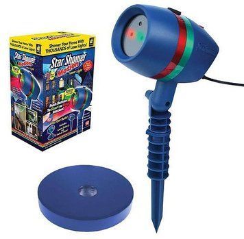 Лазерний зірковий проектор Star Shower Motion Laser Light Projector Новорічний світловий проектор для дому 55543 фото