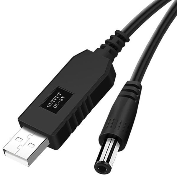 Кабель живлення для роутера / модему USB-DC 12V Перехідник перетворювач живлення USB 5V to DC 12V 52620 фото