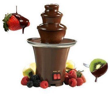 Шоколадний фонтан Фондю Mini Chocolate Fondue Fountain Домашня міні - фондюшниця 60608 фото