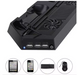 Зарядна док-станція Skytech 5 в 1 для джойстиків PS4 + USB хаб порти 3.0 + Підставка з охолодженням для ігрової приставки 52156/5 фото 3