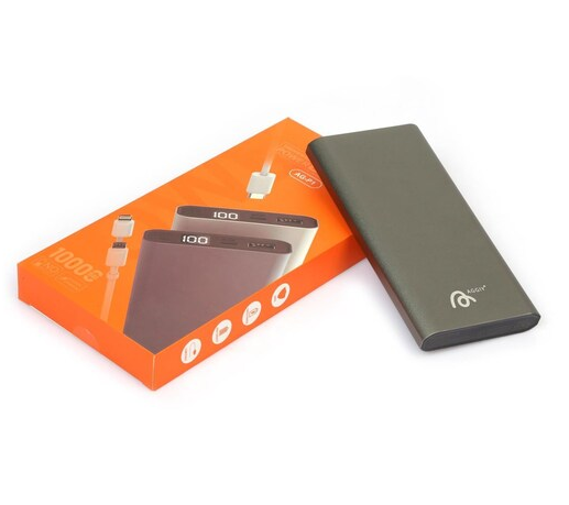 Універсальний зарядний пристрій AG-P1 10000 mAh Power Bank Зовнішній акумулятор Портативна мобільна зарядка Павербанк 52570-1 фото