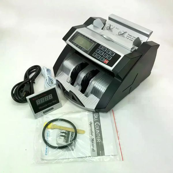 Лічильна машинка Bill Counter 2040v UV/MG &bull; Лічильник банкнот з ультрафіолетовою та магнітною детекцією, фасуванням і виносним дисплеєм 57914 фото