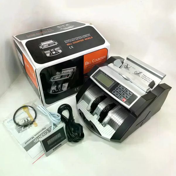 Лічильна машинка Bill Counter 2040v UV/MG &bull; Лічильник банкнот з ультрафіолетовою та магнітною детекцією, фасуванням і виносним дисплеєм 57914 фото