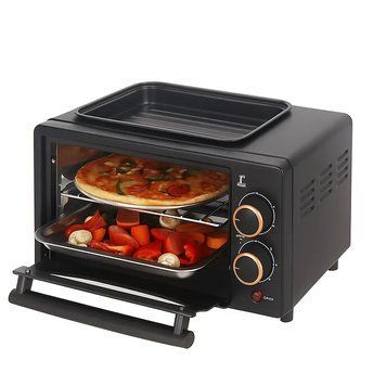 Багатофункційна міні-піч Hoffmans 12L 800W HM-748 &bull; Багатофункційна настільна міні-піч 55720 фото