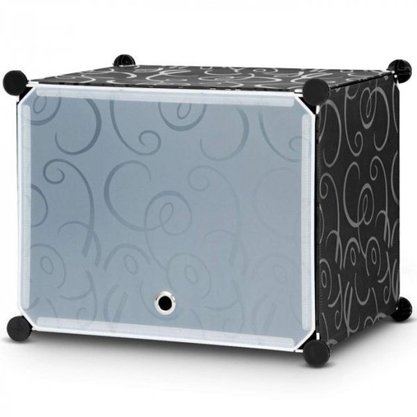 Складна шафа Storage Cube Cabinet МР 28-51 Пластиковий органайзер - шафа для речей, 146х76x37 см 52222 фото