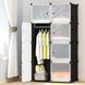 Складна шафа Storage Cube Cabinet МР 28-51 Пластиковий органайзер - шафа для речей, 146х76x37 см 52222 фото 3