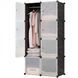 Складна шафа Storage Cube Cabinet МР 28-51 Пластиковий органайзер - шафа для речей, 146х76x37 см 52222 фото 1