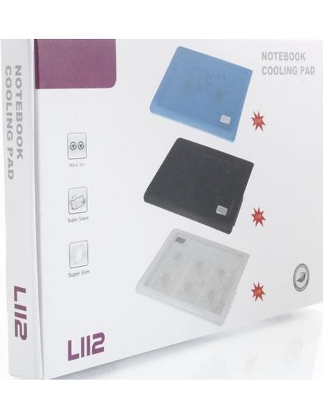 Охолоджувальна підставка для ноутбука CoolPad L112A ∙ 4 кулера ∙ USB 52056 фото