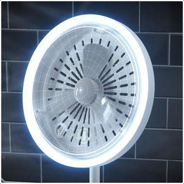 Зеркало Косметическое С LED Подсветкой и Вентилятором Beauty Breeze Mirror 1288169256 фото