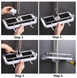 Полиця для ванної кімнати Shower Rack Регульована стійка для душу з тримачем шланга та гачками 52870 фото 5