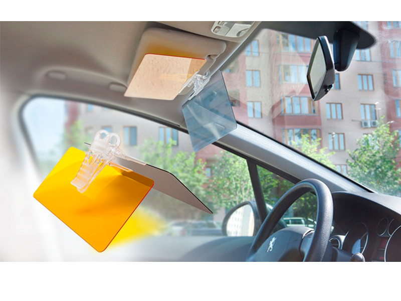 Антибликовый козырек для автомобиля HD Vision Visor Clear View, защита от солнца, фонарей, фар PR1 899279348 фото