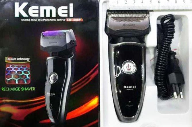Аккумуляторная электробритва Kemei KM 8009, мужская электрическая бритва CG21 PR3 899283091 фото